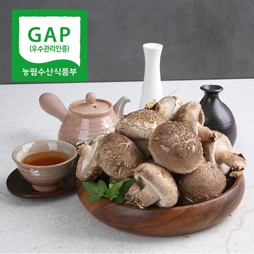 머쉬앤머슬 GAP인증 국내산 무농약 표고버섯 생과 1kg 상품